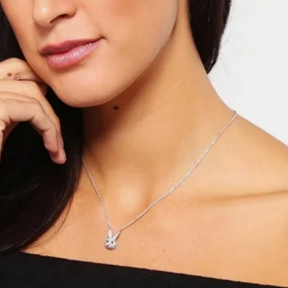 🩶🔹️Kate Spade 🔹️| Magic Rabbit Mini Bunny Pendant  Necklace - Picture 2 of 5
